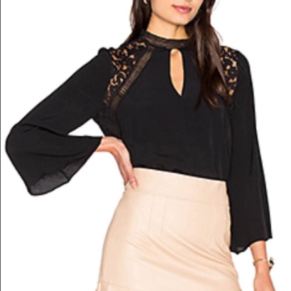 Black Blouse by Bardot Sz Aus 12/US Med